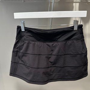 Lululemon Black Pace Rival Skort Skirt Size 4